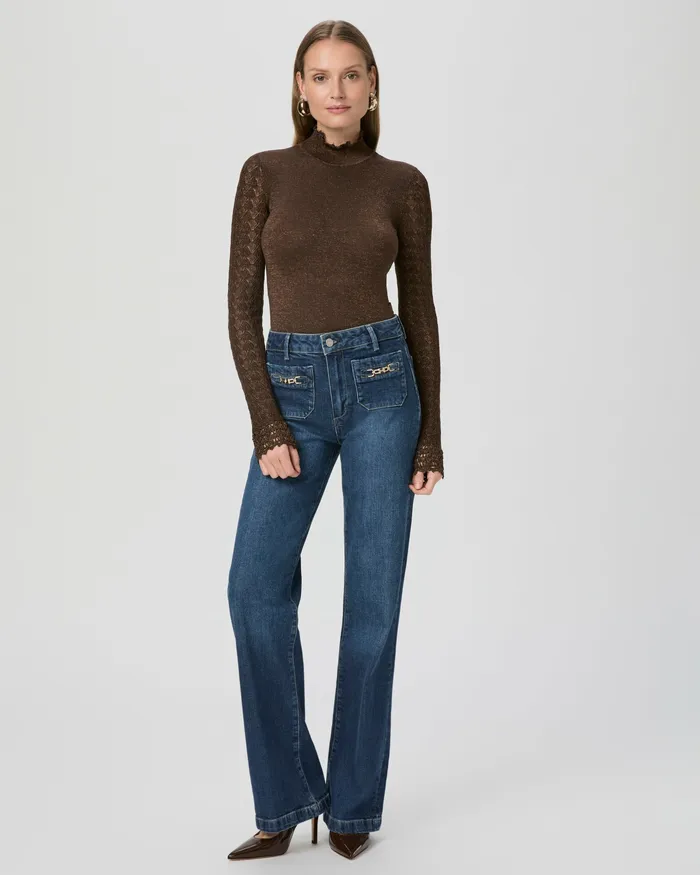 Sweaters and Sweatshirts Stephanie Top 8211 Bronze Sparkle 8211 PAIGE Women Sweaters and Sweatshirts Stephanie Top 8211 Bronze Sparkle 8211 PAIGE Women