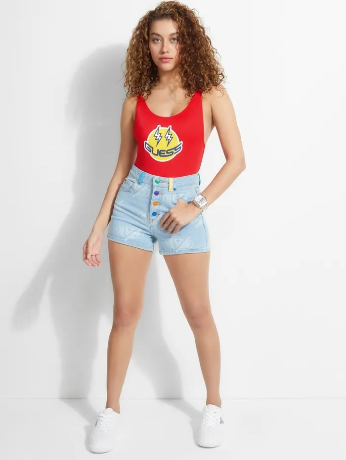 Swimwear GUESS Women GUESS X J Balvin OnePiece Swimsuit Red Passion Swimwear GUESS Women GUESS X J Balvin OnePiece Swimsuit Red Passion