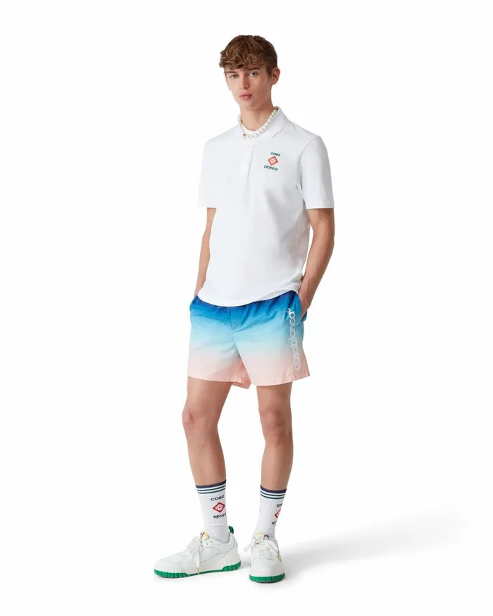 Swimwear Men Casablanca Paris Jacquard Gradient Swim Shorts
