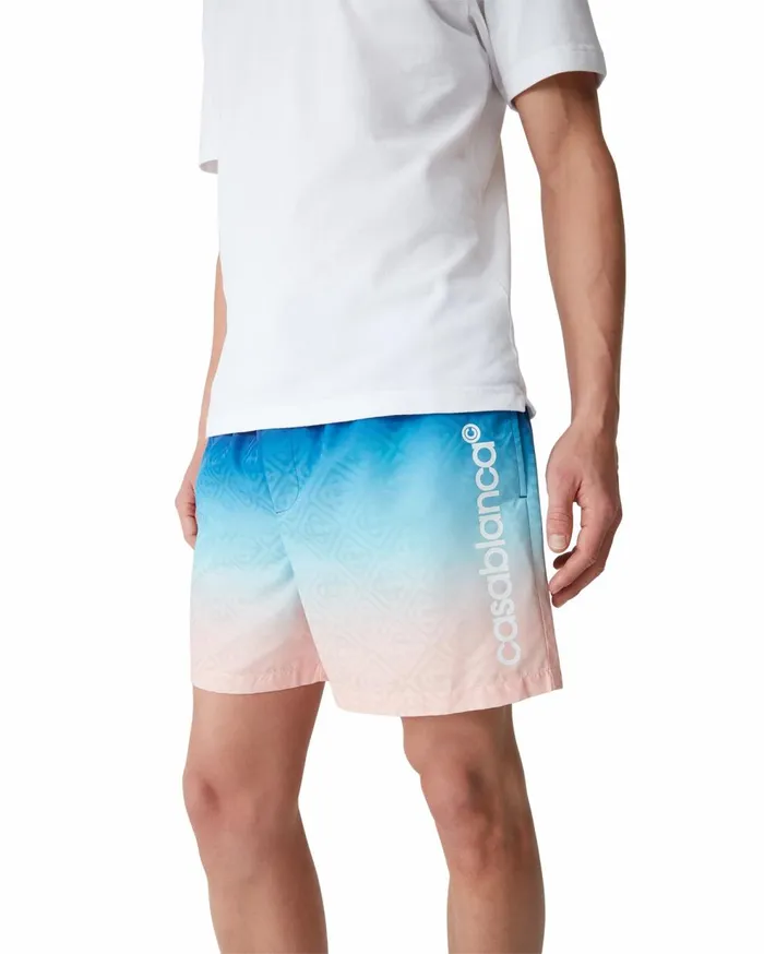 Swimwear Men Casablanca Paris Jacquard Gradient Swim Shorts
