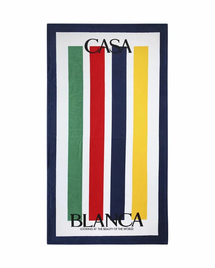 Swimwear Women Casablanca Paris Stripe Logo Towel
