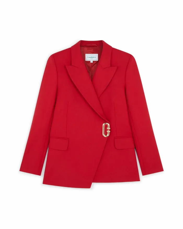 Tailoring Women Casablanca Paris Asymmetric Double Breasted Jacket