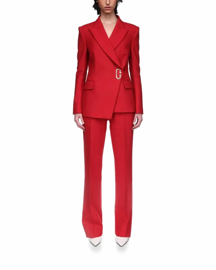 Tailoring Women Casablanca Paris Asymmetric Double Breasted Jacket