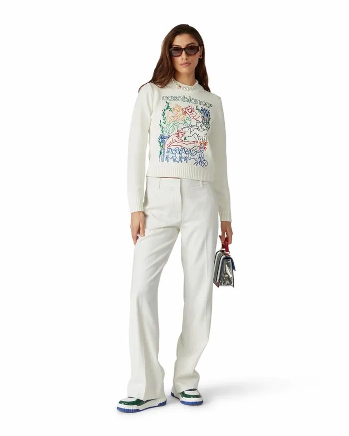 Tailoring Women Casablanca Paris Wool Tailored Trousers