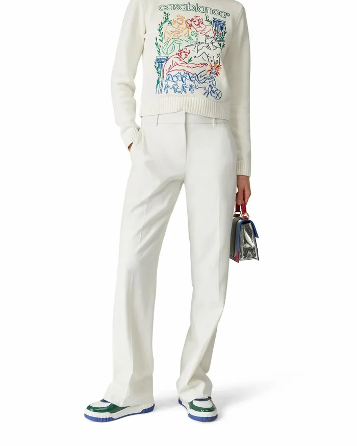Tailoring Women Casablanca Paris Wool Tailored Trousers