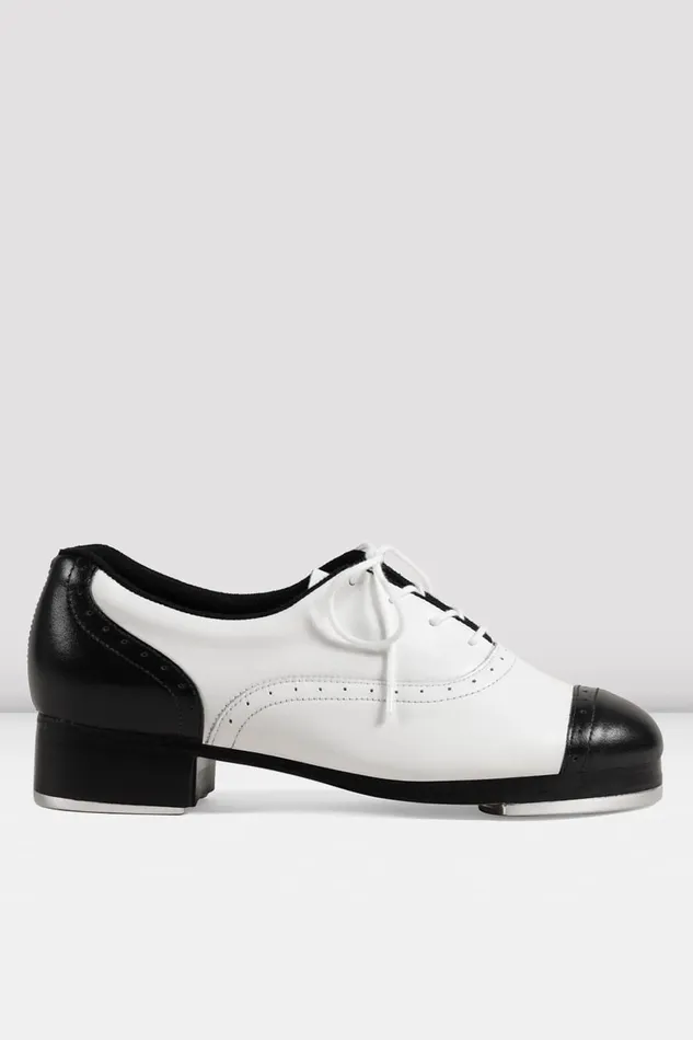Tap Bloch Adult Ladies Jason Samuels Smith Tap Shoes Black White Leather
