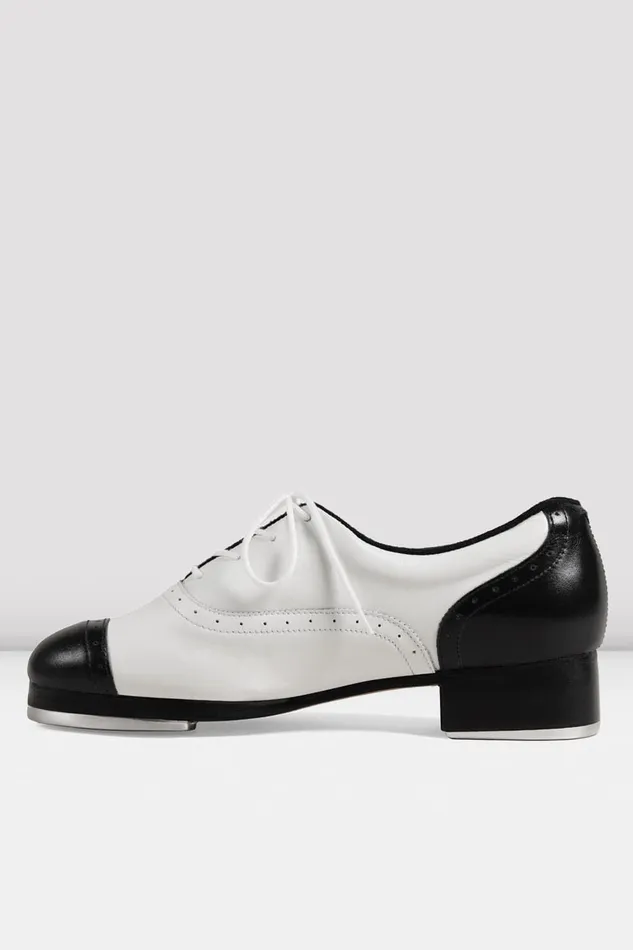 Tap Bloch Adult Ladies Jason Samuels Smith Tap Shoes Black White Leather