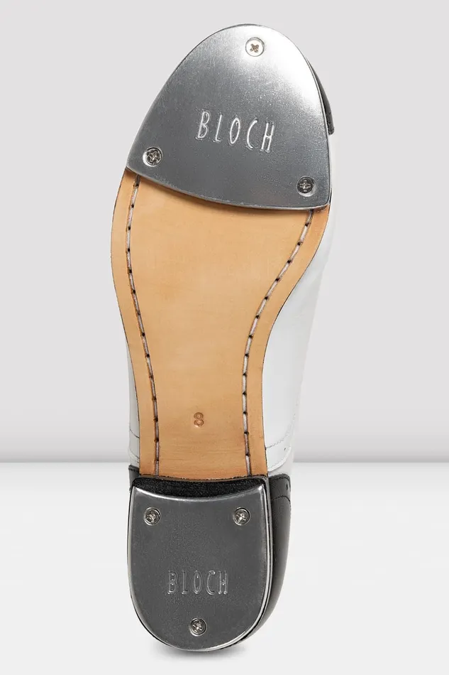 Tap Bloch Adult Ladies Jason Samuels Smith Tap Shoes Black White Leather