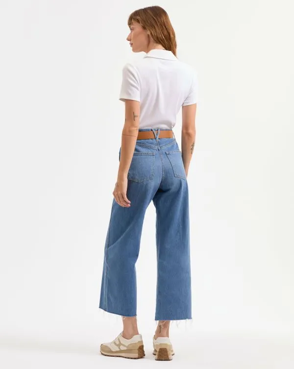Taylor Cropped WideLeg Jean Enough Said Women Veronica Beard Jeans