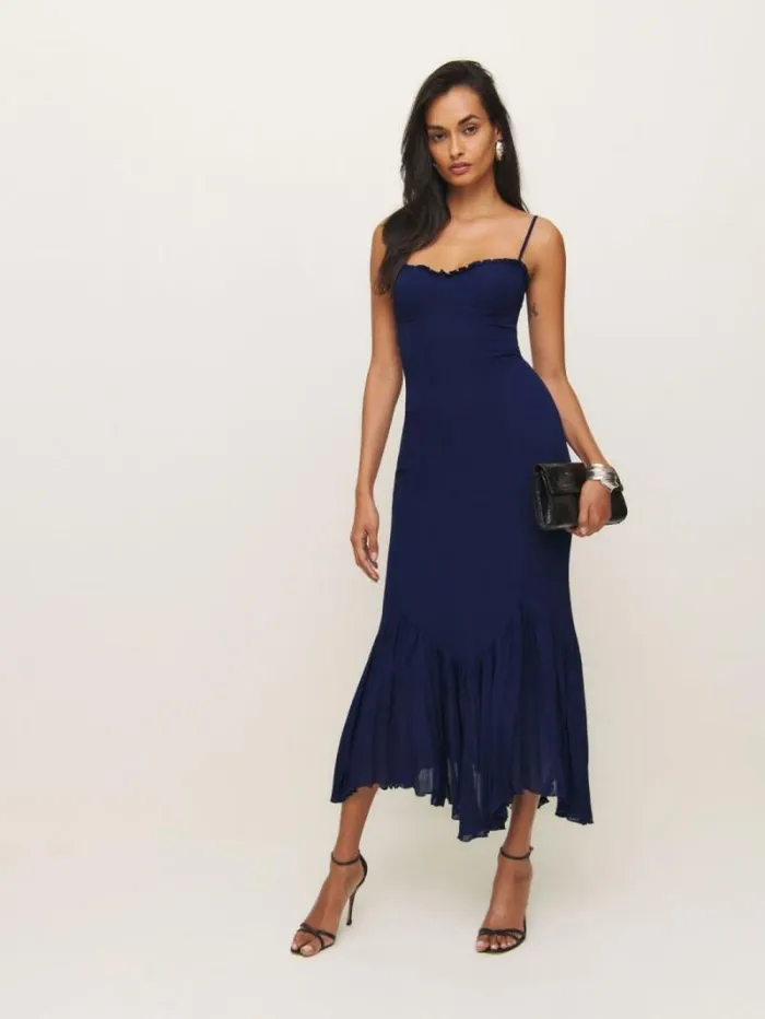 The Reformation Aiko Dress Danube 8211 ClothingWeddings
