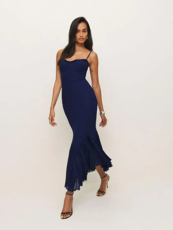 The Reformation Aiko Dress Danube 8211 ClothingWeddings