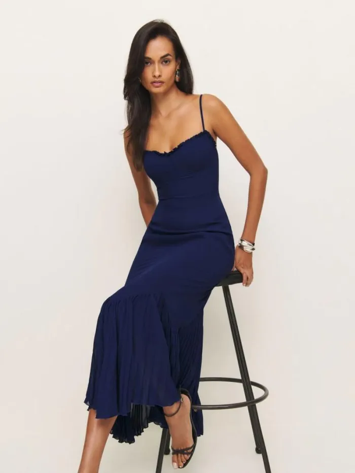 The Reformation Aiko Dress Danube 8211 ClothingWeddings