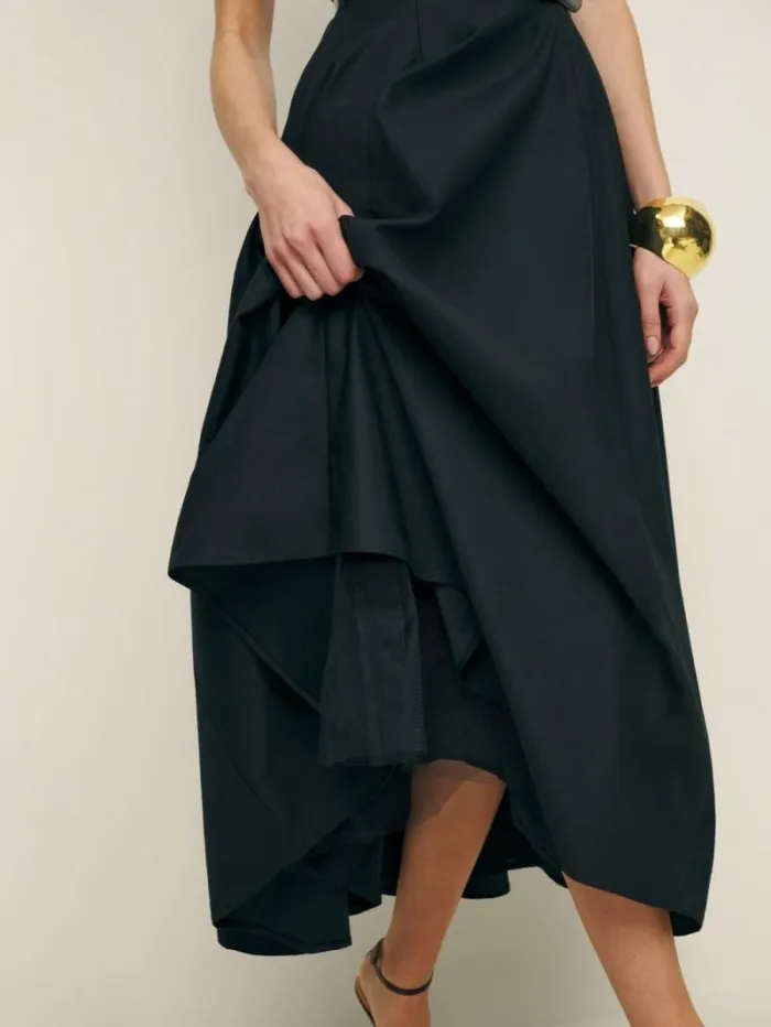 The Reformation Astoria Dress Black 8211 Clothing