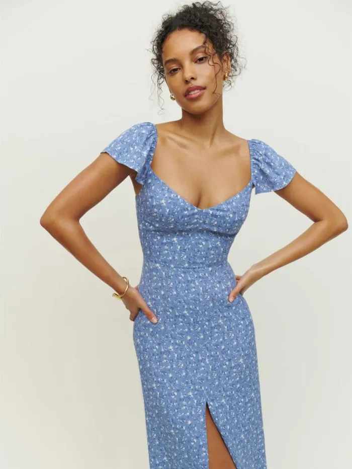 The Reformation Baxley Dress Eve 8211 Clothing