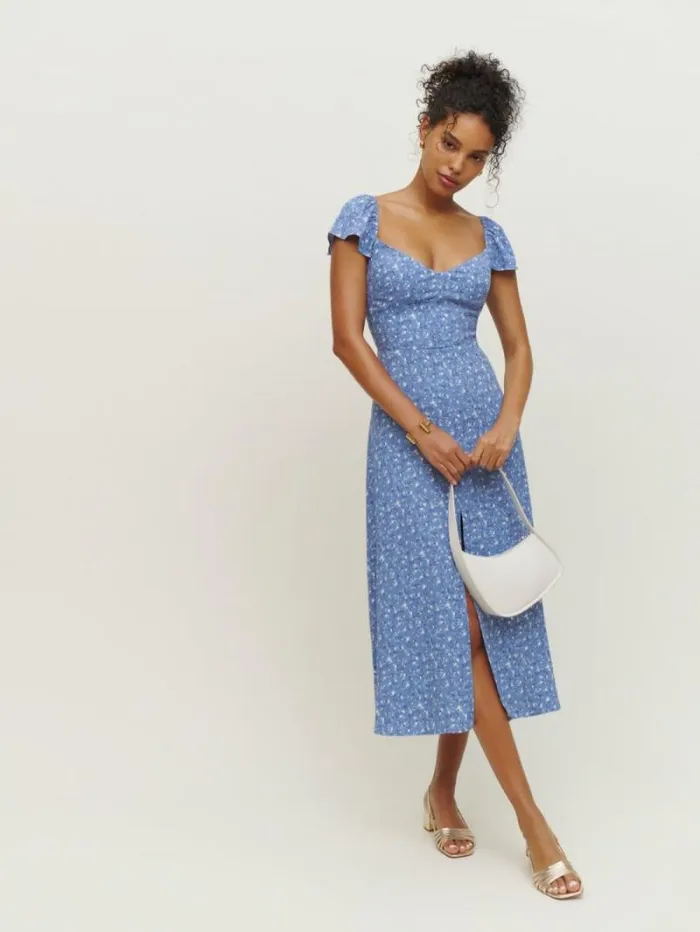 The Reformation Baxley Dress Eve 8211 Clothing