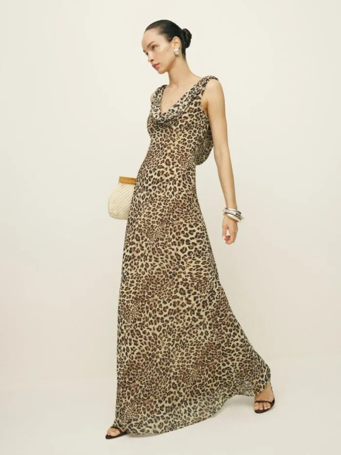 The Reformation Cavallo Dress Leopard 8211 ClothingWeddings