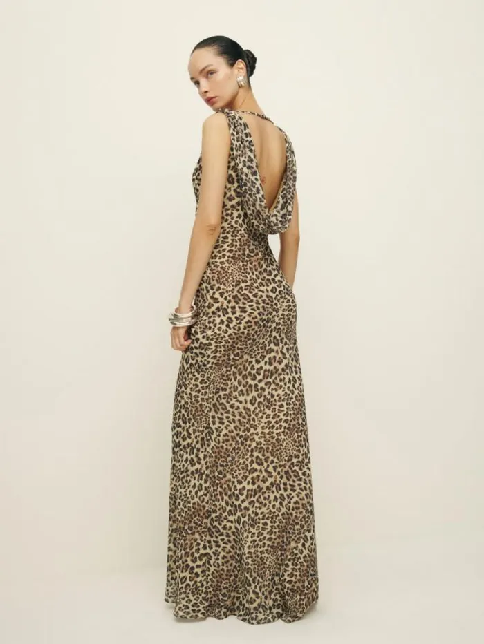 The Reformation Cavallo Dress Leopard 8211 ClothingWeddings