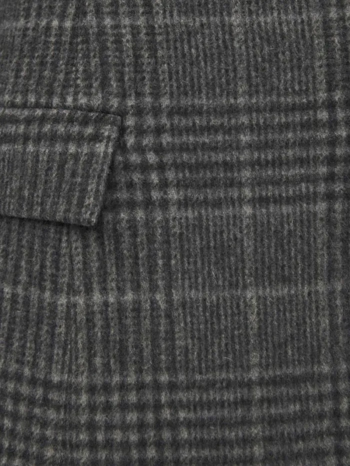 The Reformation Emani Dress Charcoal Plaid 8211 Clothing
