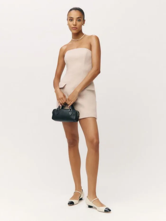 The Reformation Emani Dress Cream 8211 Clothing