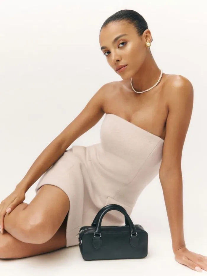 The Reformation Emani Dress Cream 8211 Clothing