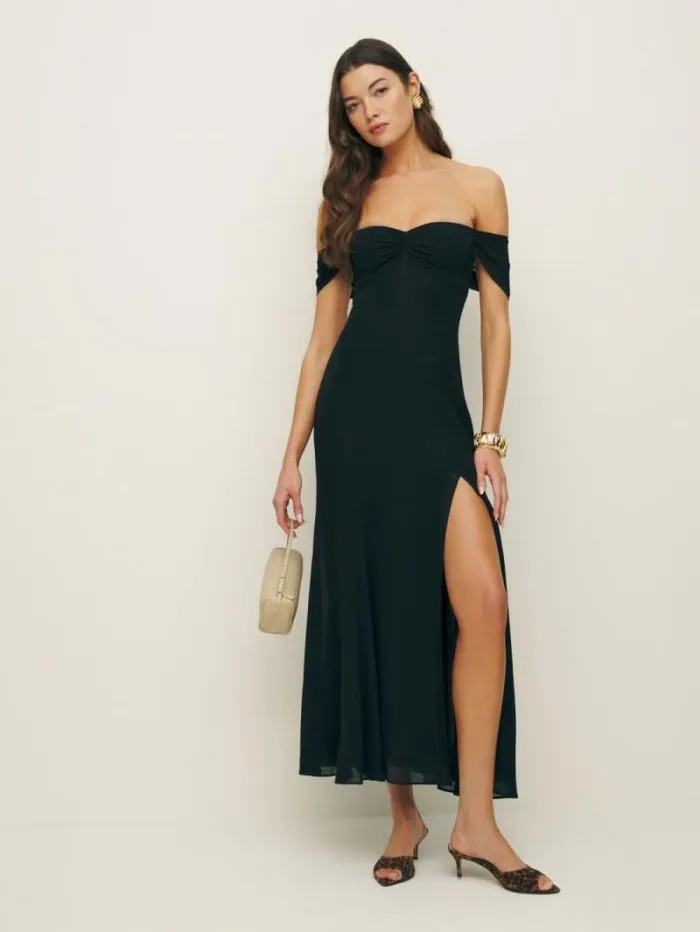 The Reformation Ember Dress Black 8211 Weddings