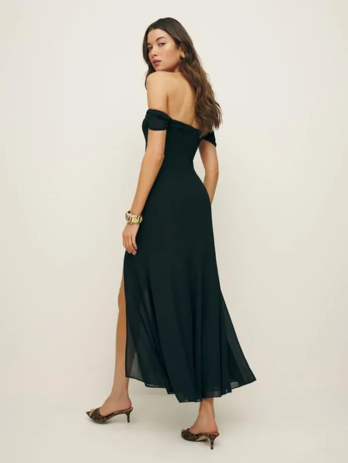 The Reformation Ember Dress Black 8211 Weddings