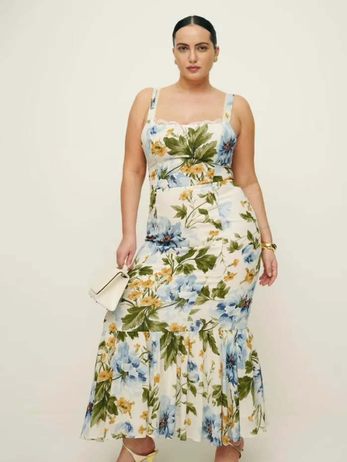 The Reformation Irisa Dress Es Botanist 8211 Clothing