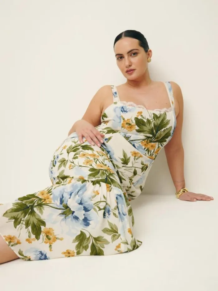 The Reformation Irisa Dress Es Botanist 8211 Clothing