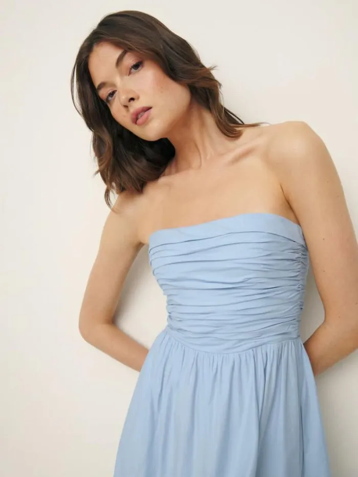 The Reformation Lissa Dress Horizon 8211 Clothing