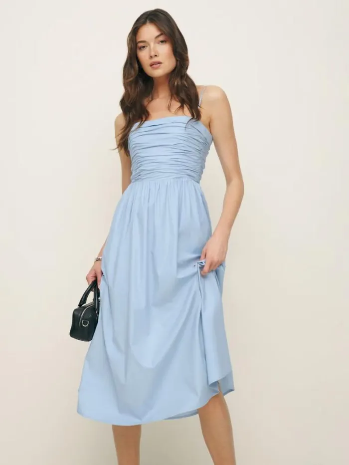 The Reformation Lissa Dress Horizon 8211 Clothing