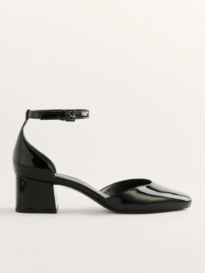 The Reformation Mallori Closed Toe Heel Black 8211 Shoes