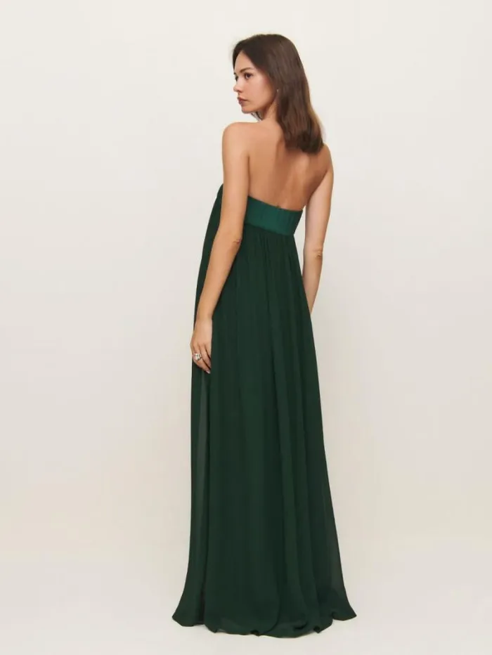 The Reformation Maribelle Dress Forest 8211 ClothingWeddings
