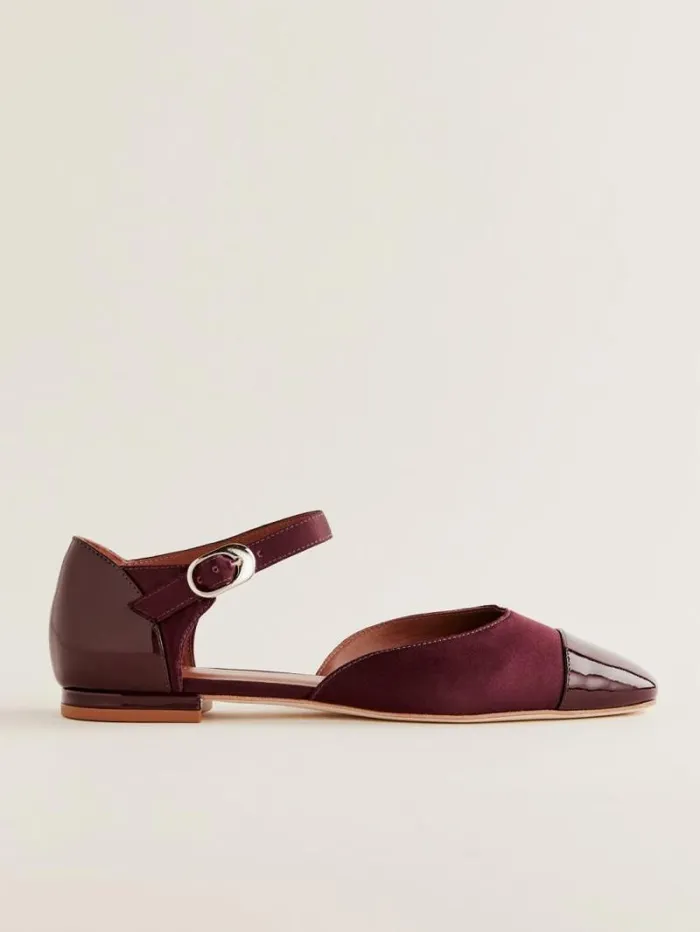 The Reformation Martha Flat Ruby 8211 Shoes