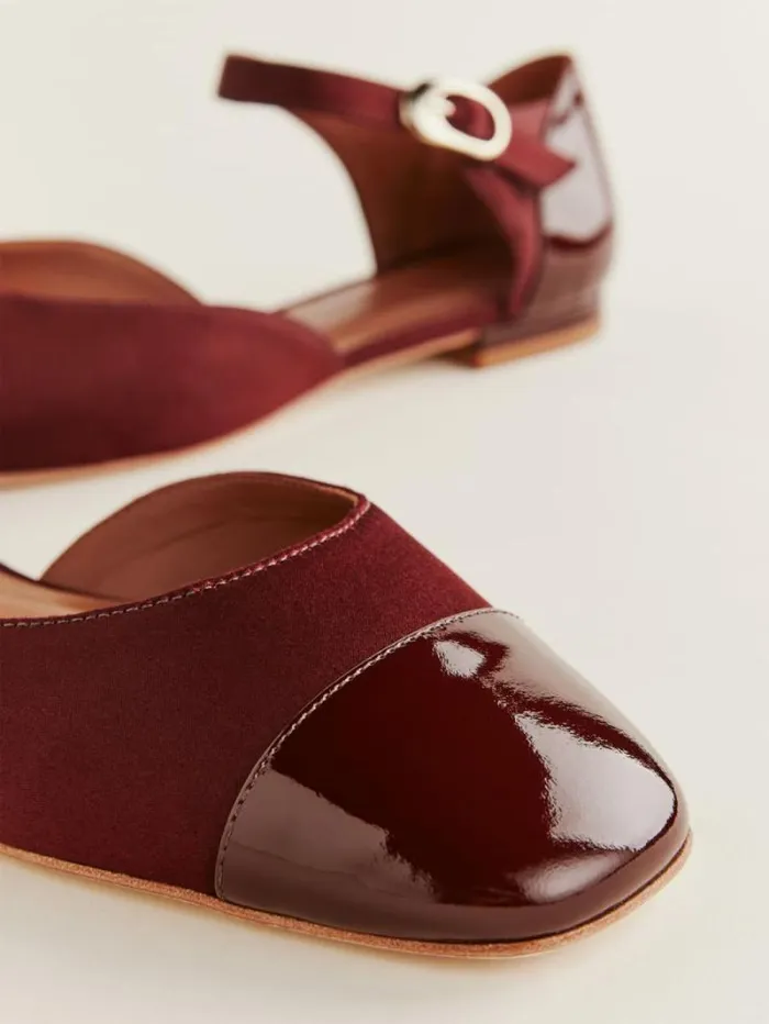 The Reformation Martha Flat Ruby 8211 Shoes
