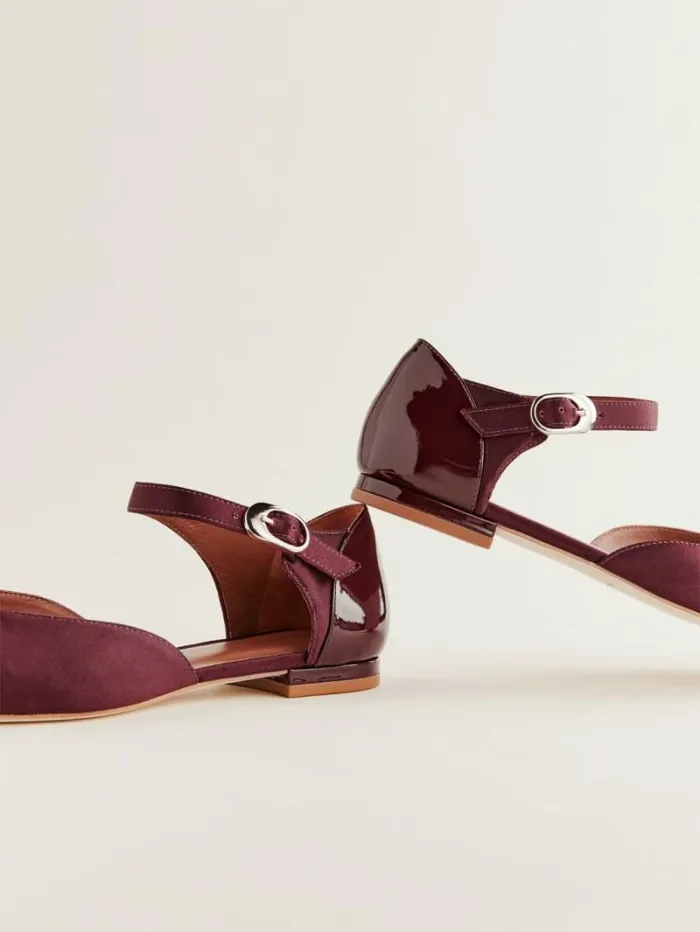 The Reformation Martha Flat Ruby 8211 Shoes