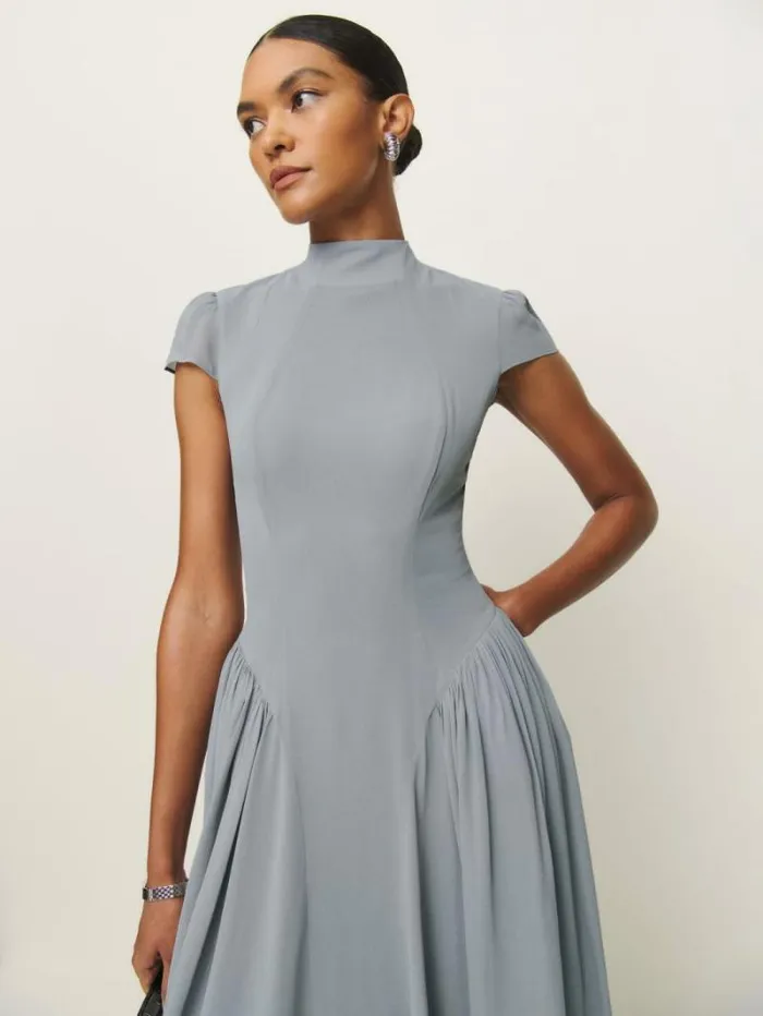 The Reformation Maven Dress Haze 8211 ClothingWeddings