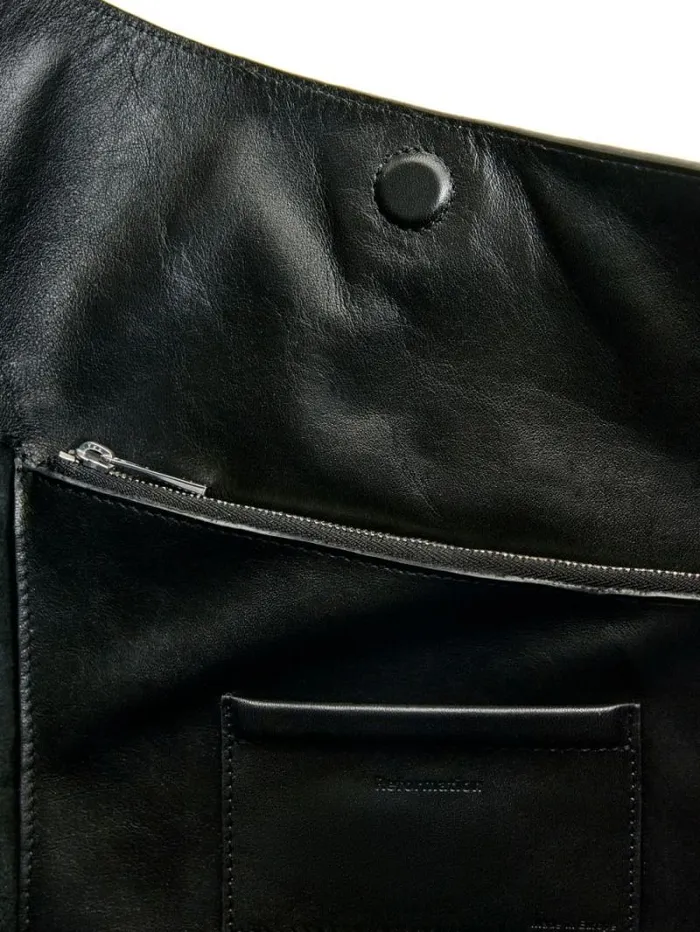 The Reformation Medium Vittoria Tote Bag Black Leather 8211 Bags