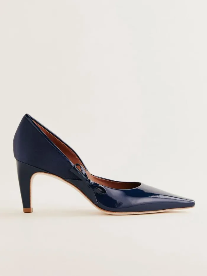 The Reformation Neve Bow Pump After Hours 8211 Shoes
