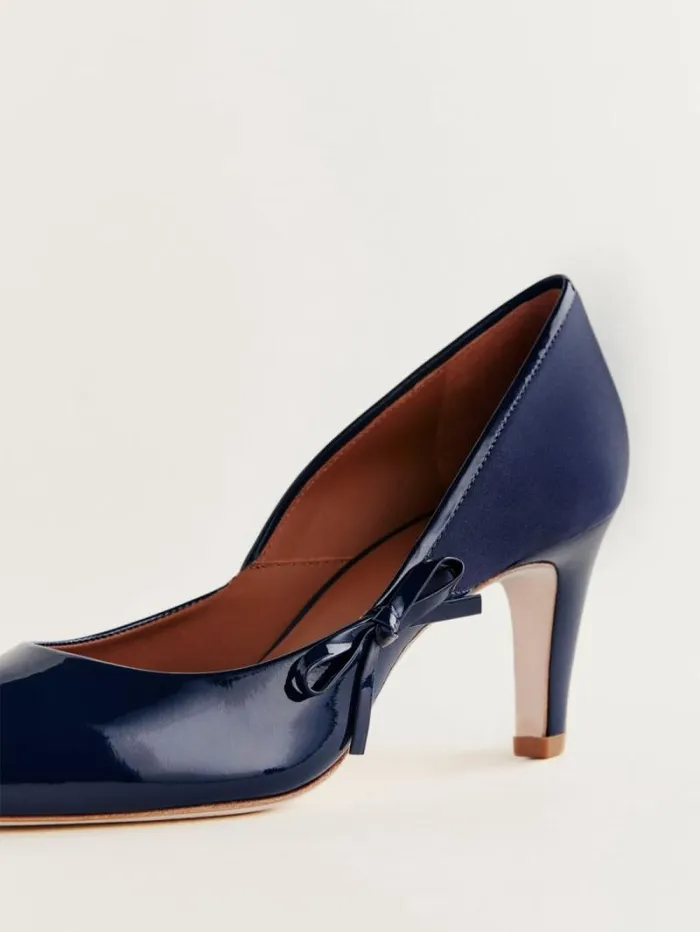 The Reformation Neve Bow Pump After Hours 8211 Shoes