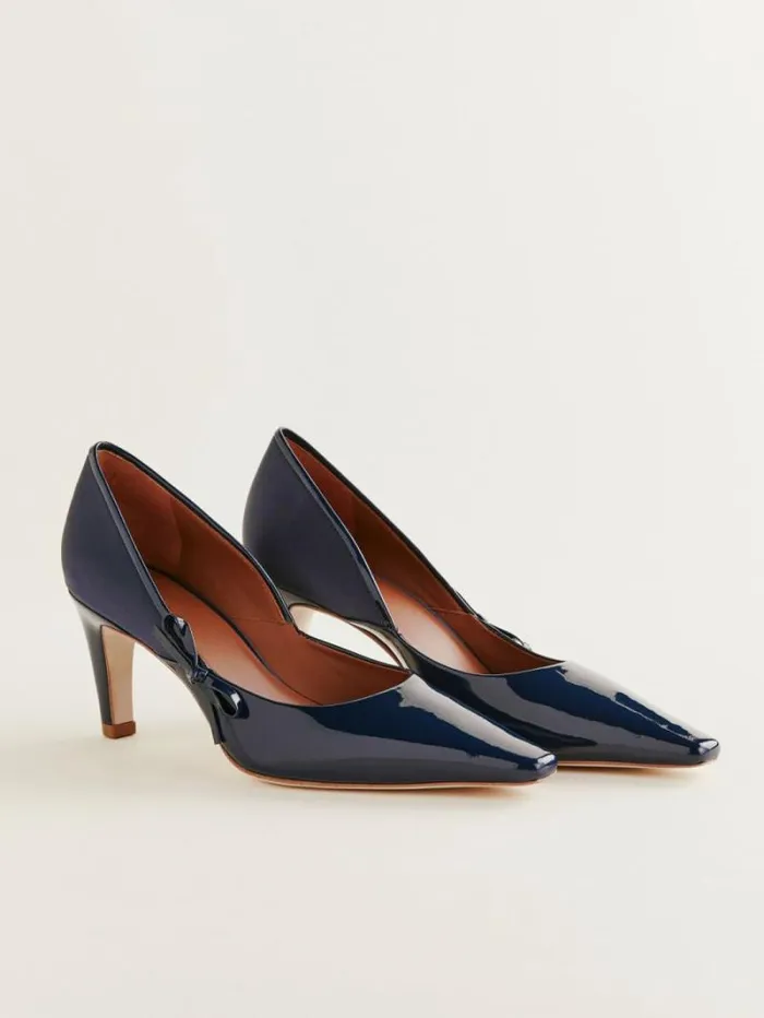 The Reformation Neve Bow Pump After Hours 8211 Shoes