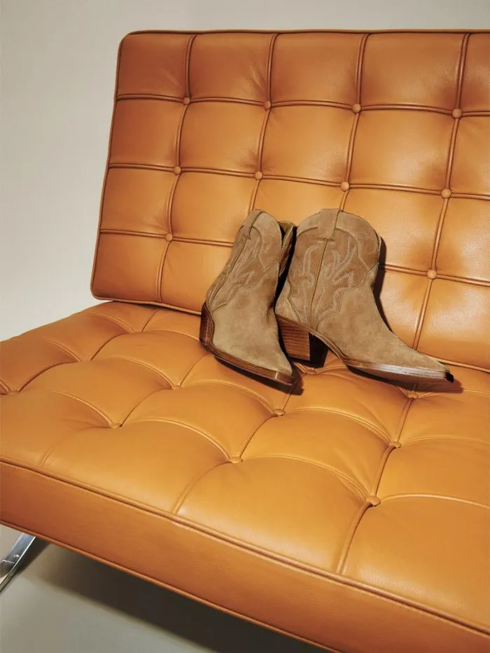 The Reformation Otto Mini Western Boot Toasted Coconut 8211 Shoes