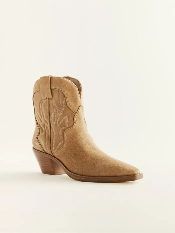The Reformation Otto Mini Western Boot Toasted Coconut 8211 Shoes
