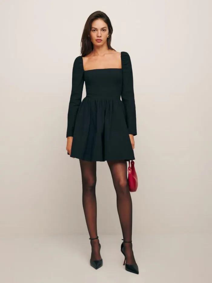 The Reformation Parmida Dress Black 8211 Clothing
