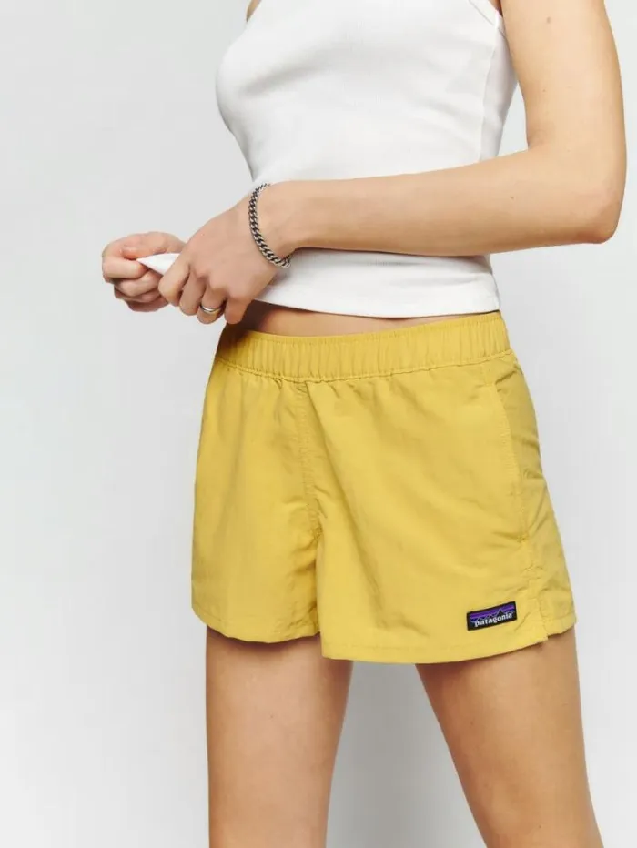 The Reformation Patagonia Barely Baggies Shorts Surfboard Yellow 8211 Clothing