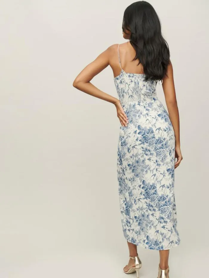The Reformation Petites Kourtney Dress Pompadour 8211 Clothing