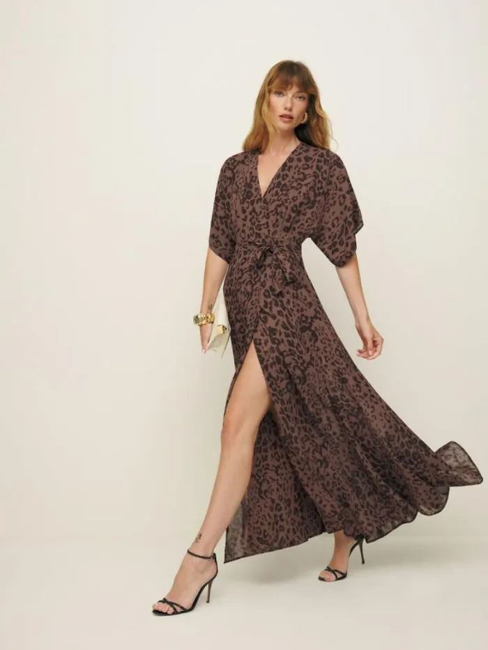 The Reformation Petites Winslow Dress Cayo 8211 ClothingWeddings