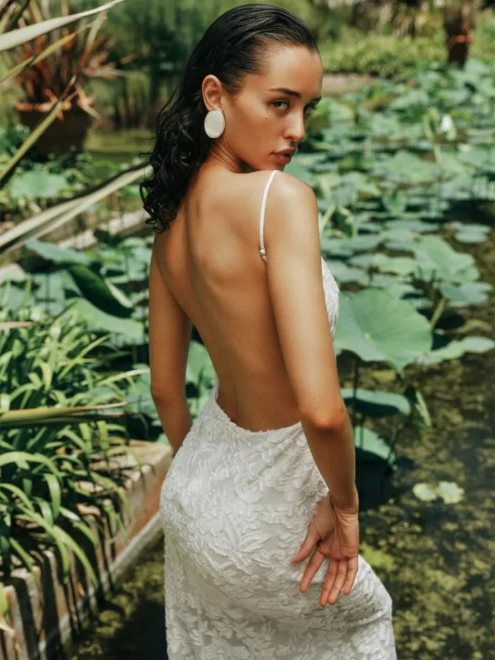 The Reformation Sorin Dress Ivory 8211 Weddings