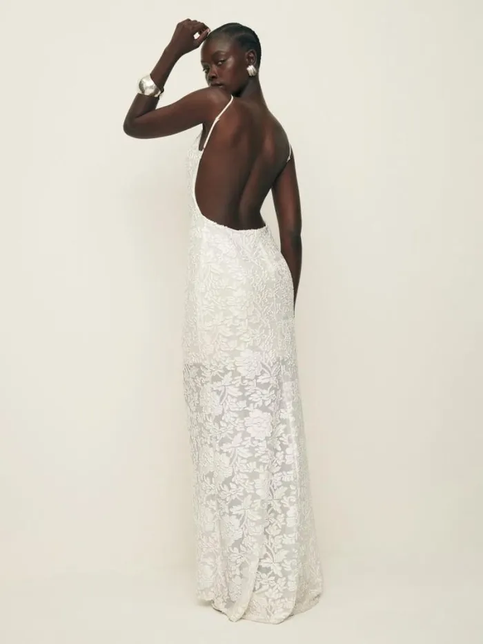 The Reformation Sorin Dress Ivory 8211 Weddings