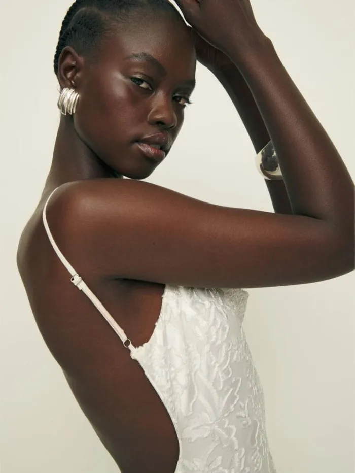 The Reformation Sorin Dress Ivory 8211 Weddings