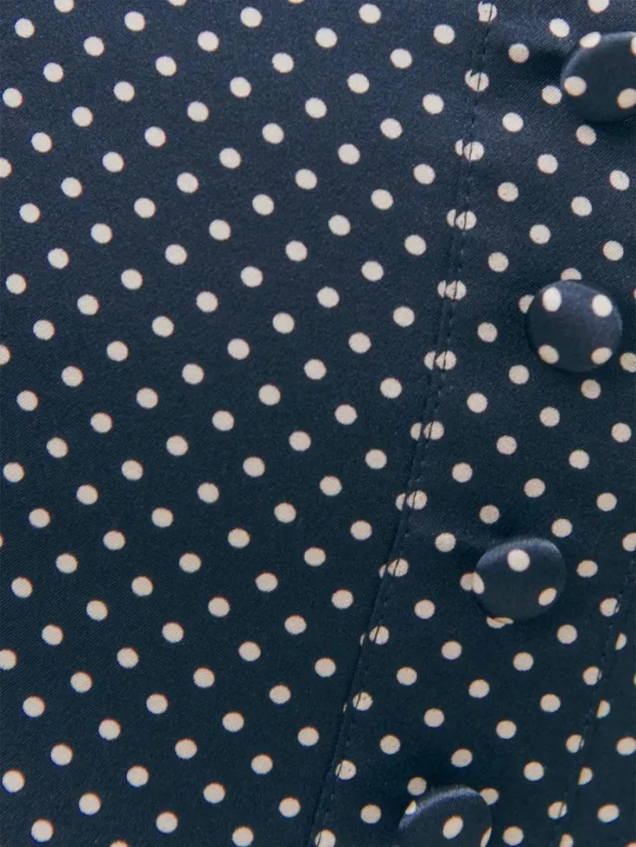 The Reformation Ursula Silk Dress Raindrops 8211 Clothing